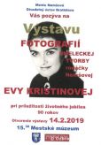 Vernis k vstave fotografi Evy Kristinovej